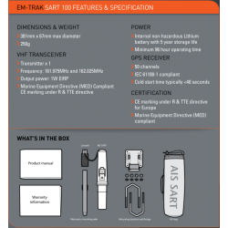 Em-Trak AIS SART 100