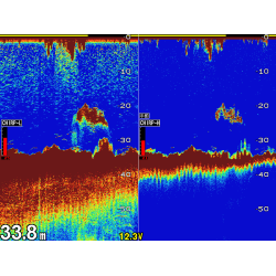Hondex TD380 Chirp 3kW 38 - 70 kHz, 1 kW 130 - 220 kHz